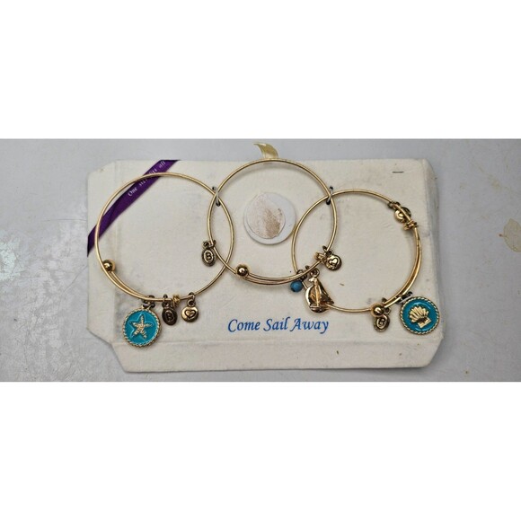 Brighton Come Sail Away Bracelet Set New with Tags - Picture 1 of 5